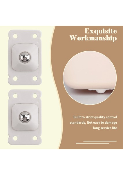 16 Pcs Savaşlar Için Kendi Yapırlıkları Sağlıkları 360 Derece Döndürme Paslanmaz Çelik Kasnak Kackları 4.5 x 2,8cm (Beyaz) (Yurt Dışından) fırsatları