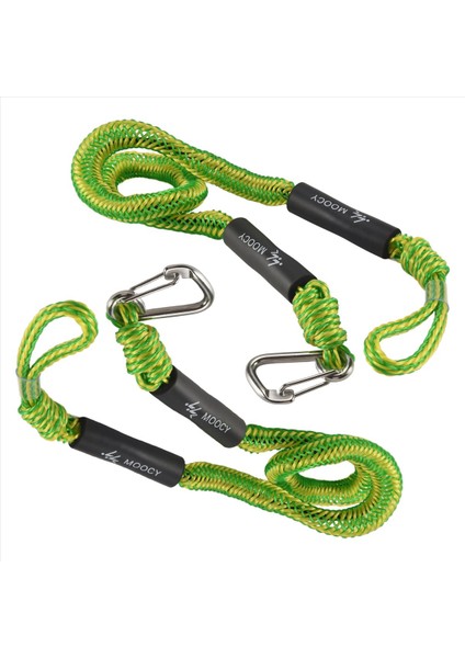Moocy 2 Pack Tekne Bungee Dock Hattı ile Hook Mooring Halat Tekne Aksesuarları Tekneler Için Donoon Jet Ski Seadoo Waverunner Kayak (Yurt Dışından)