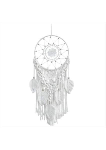 Macrame Dream Catchers Için Yatak Odası Yetişkin Rüya Catcher Duvar Dekor Boho Duvar Dokuma Yapraklar Ev Dekorasyon (Yurt Dışından)