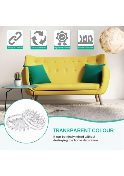 Halı Koruyucular 8pcs Çivili Tekerlek Bardaklar Zemin Tasarrufu Pedleri Açık Çivili Zemin Hint Bardağı Çivili Mobilya Fincanı (Yurt Dışından) fırsatları