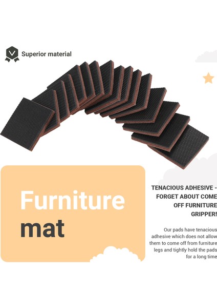 Kaymaz Mobilya Pedleri - Premium Mobilya Tutucular En Iyi Kendi Kendine Yapışkan Ayaklar Mobilya Ayakları - Fix Için Mükemmel Kızaksız Mobilya Pedi Zemin Koruyucular (Yurt Dışından) fırsatları