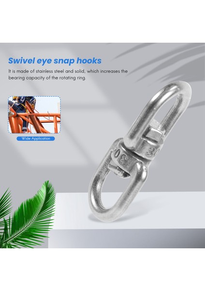 8pcs Paslanmaz Çelik Asma Sepet Sepetçileri Bitki Askı Döner Kanca Döner Klipsi Köpek Kurşun, Sak Tenceresi Sepeti (M4) (Yurt Dışından) modelleri