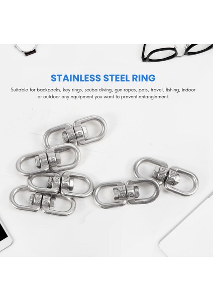 8pcs Paslanmaz Çelik Asma Sepet Sepetçileri Bitki Askı Döner Kanca Döner Klipsi Köpek Kurşun, Sak Tenceresi Sepeti (M4) (Yurt Dışından) indirimleri