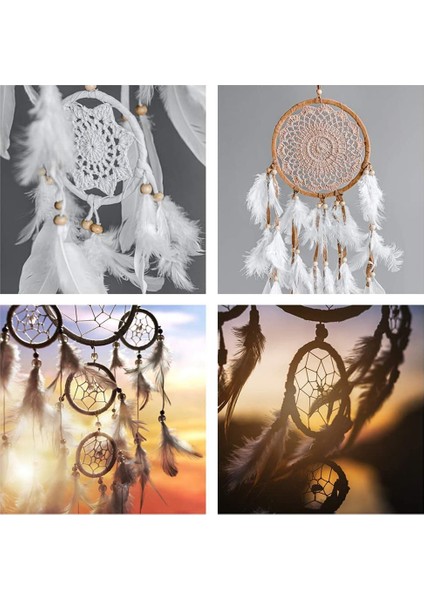 Ahşap Bambu Çiçek Çemberler Seti Çelengi Makro Makro Makrome Çember Yüzükleri Dıy Dream Catcher Düğün Çelenk Dekoru 9 Pcs (Yurt Dışından) indirimleri