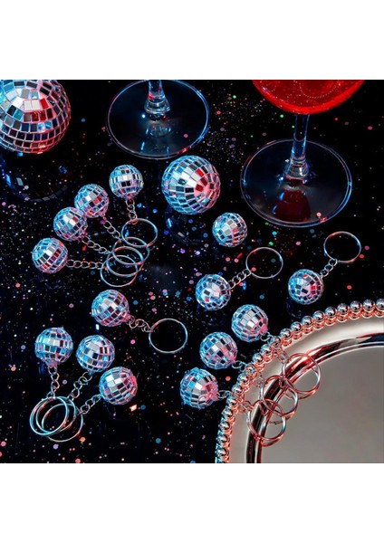50PCS Mini Disko Top Anahtarlık, Ayna Disko Topu Toplu Anahtarlık Partisi 70&#39;lerin 80&#39;ler Için Disko Parti Malzemeleri (Yurt Dışından) fiyatları