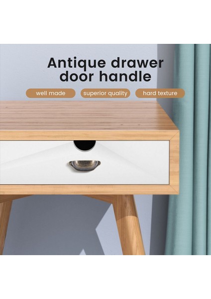 20PCS Vintage Çekmece Kapı Dolabı Demir Kabuk Kabuklu Silat Knob 9.7cmx3.5cm (Yurt Dışından) fırsatları