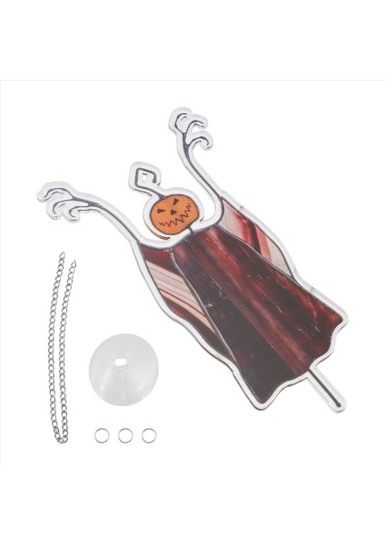 Cadılar Bayramı Spooky Suncatcher Pencere Panelleri Için Güneş Yakalayıcı, Benzersiz Ürkütücü Cadılar Bayramı Süs Süsleri Ev Için (Yurt Dışından) modelleri
