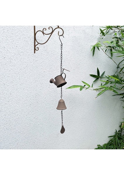 Amerikan Retro Eski Dökme Demir Su Isıtıcısı Rüzgar Çanları Bahçe Avlusu Asma El Sanatları Açık Süslemeler Dekorasyon (Yurt Dışından) fırsatları