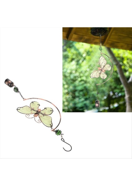 Kelebek Aydınlık Rüzgar Zil Suyu Su Geçirmez Rüzgar Spinner Dış Mekan Pencere Asma Dekoru Veranda Bahçesi (Yurt Dışından) fiyatları