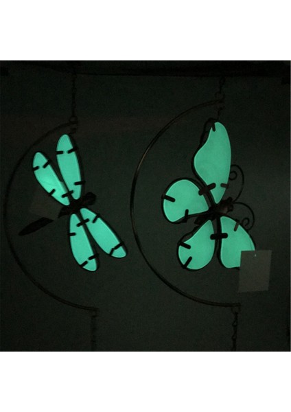 Kelebek Aydınlık Rüzgar Zil Suyu Su Geçirmez Rüzgar Spinner Dış Mekan Pencere Asma Dekoru Veranda Bahçesi (Yurt Dışından) modelleri