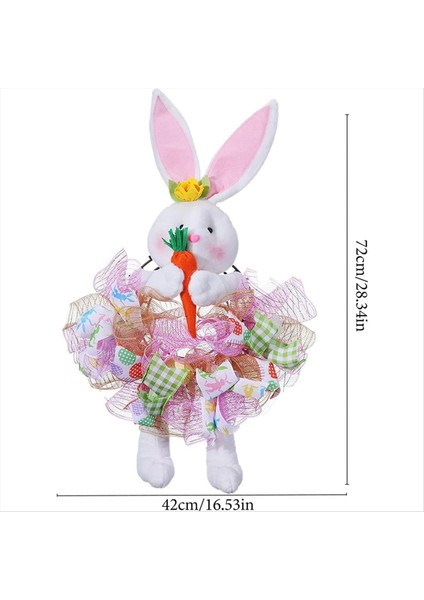 Ön Kapı Için Paskalya Çelenk, Bunny Şekilli Paskalya Çelenk, Paskalya Dekorasyonu, Tatil Çelenk, Paskalya Tavşanı Kapı Çelenk (Yurt Dışından) modelleri