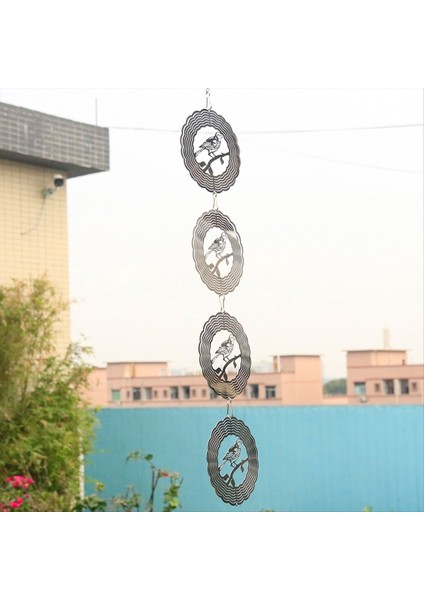 3D Rüzgar Spinner ile Dış Çanlar Için Rüzgar Çanları, Bahçe Arka Bahçesi Için Kadınlar Için Hediyeler Kedi (Yurt Dışından) modelleri