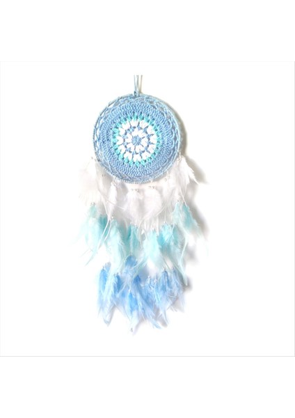 Dream Catcher Blue Dream Catcher Yatak Odası Için El Yapımı Dreamcatcher Süsler Yatak Odası Duvarları Asılı Kutsama Hediyeleri (Yurt Dışından)