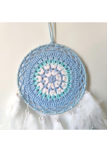 Dream Catcher Blue Dream Catcher Yatak Odası Için El Yapımı Dreamcatcher Süsler Yatak Odası Duvarları Asılı Kutsama Hediyeleri (Yurt Dışından) fırsatları