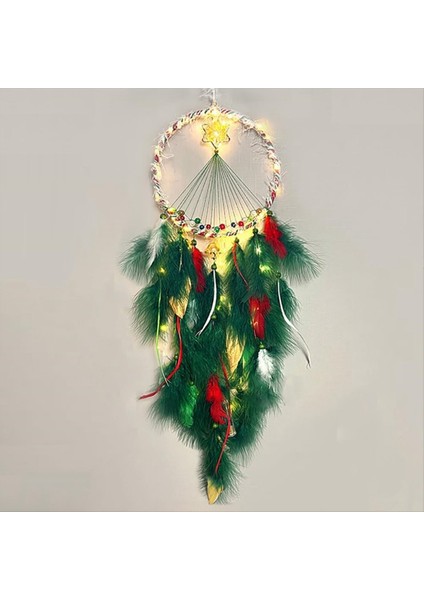 Yıldızlar Dream Catcher Işıklarla El Yapımı Dreamcatcher Asma Dekorasyon Ev Duvar Dekorasyon El Sanatları Süsleme (Yurt Dışından) modelleri