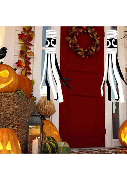 Cadılar Bayramı Rüzgar Rüzgar Tüpü Bayrak Açık Cadılar Bayramı Banner Cadılar Bayramı Açık Bayrak Mumya Rüzgar Çorap Dekorasyon (Yurt Dışından) indirimleri