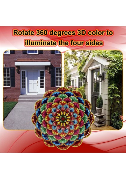 3D Renkli Rüzgar Mandala Katlanabilir Döner Rüzgar Bahçesi Metal Rüzgar Çamlağı (Yurt Dışından) indirimleri