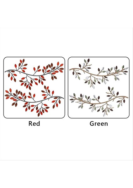 Metal Ağaç Yaprağı Duvar Dekor, 1 Adet Asma Zeytin Dalı Yaprak Duvar Sanat Ferforje Scroll Heykeller, Duvar Asılı Işareti, C (Yurt Dışından) fırsatları