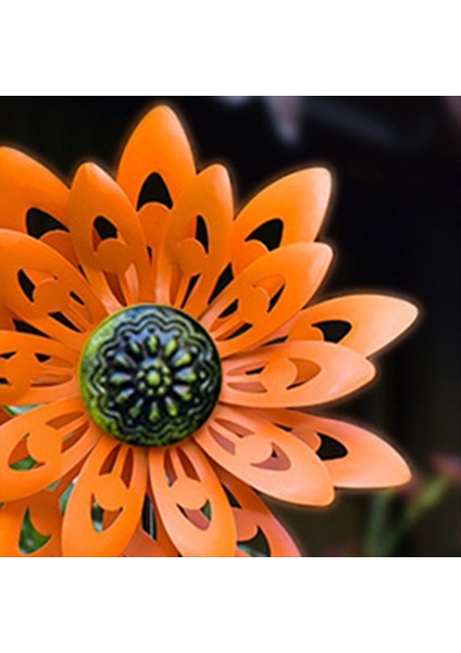 Metal Ayçiçeği Rüzgar Spinner, Bahçe Süslemeleri Için Kinetik Yel Değirmeni Rüzgar Heykeli Açık Hava Dekorasyonları (Yurt Dışından) fiyatları