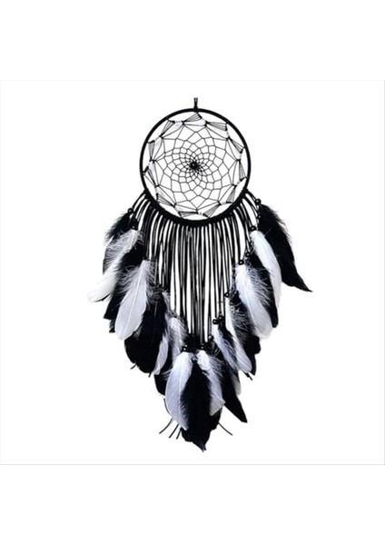 Dream Catcher El Yapımı Geleneksel Renkli Tüylü Rüya Kağıdı, Ev Duvar Dekorasyon Zanaat Süsü Dekor-C Için Asılı (Yurt Dışından)