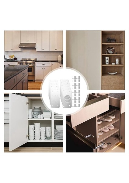 10 Çift Kapı Menteşe Onarımı Sabitleme Plakaları, Dolap Kapı Onarımı Takviye Montaj Plakaları, Menteşe Onarım Parçaları (Yurt Dışından) fırsatları