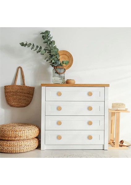 10PCS Ahşap Kulplar Kayın Rattan Çekme Knobs Mobilya Tutamak Mutfak Dolap Kapı Soyu Dresser Çekiyor, 45MM (Yurt Dışından) modelleri