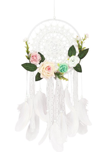 Rüya Catcher Diy Dekoratif Kolye Çiçek Rüya Yakalayıcı Duvar Asılı Dekorasyon Düğün Dekor Rüya Gibi Kız Oda Dekorasyon Hediyesi (Yurt Dışından)