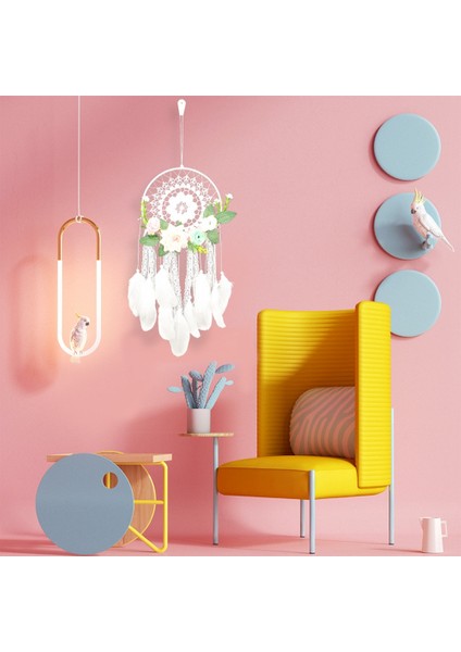 Rüya Catcher Diy Dekoratif Kolye Çiçek Rüya Yakalayıcı Duvar Asılı Dekorasyon Düğün Dekor Rüya Gibi Kız Oda Dekorasyon Hediyesi (Yurt Dışından) indirimleri