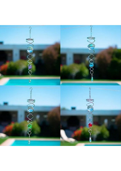 Kırmızı Bakan Top Spiral Kuyruk Rüzgar Spinner Stabilizatör, Dekoratif Spiral, Spiral Rüzgar Spinner, Bahçe Dekorasyonu (Yurt Dışından) modelleri