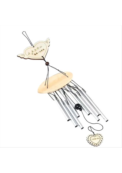 C Metal Rüzgar Çanları Av Bahçe Zili Rüzgar Chime Pencere Zil Duvar Asılı Dekorasyon Ev Dekor Ahşap Rüzgar Çan (Yurt Dışından) indirimleri