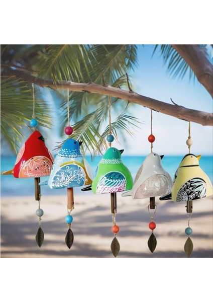 2pcs Kuş Şarkısı Bell Kuş Şarkısı Çan Rüzgar Chime Kuş Şarkısı Bell Bahçe Dekor Asma Rustik Rüzgar Zil Parçaları, A (Yurt Dışından) fiyatları