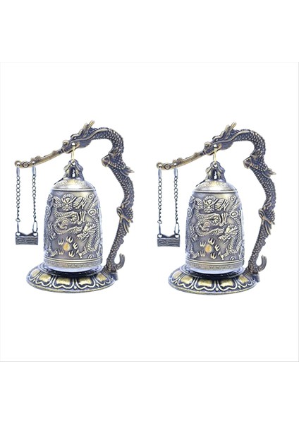 Vintage Küçük Dragon Bell Collecnibles Süsler, Iyi Şanslı Çan, Meditasyon Ev Ofisi Dekor (Yurt Dışından)