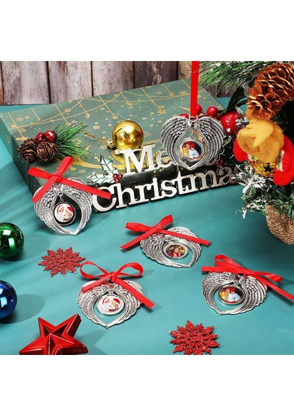 12PCS Melek Kanat Şekli Boş Sıcak Transfer Baskısı Süblimasyon Süslemesi Noel Ağacı Dekor Xmas Parti Için Dekorasyon (Yurt Dışından) indirimleri