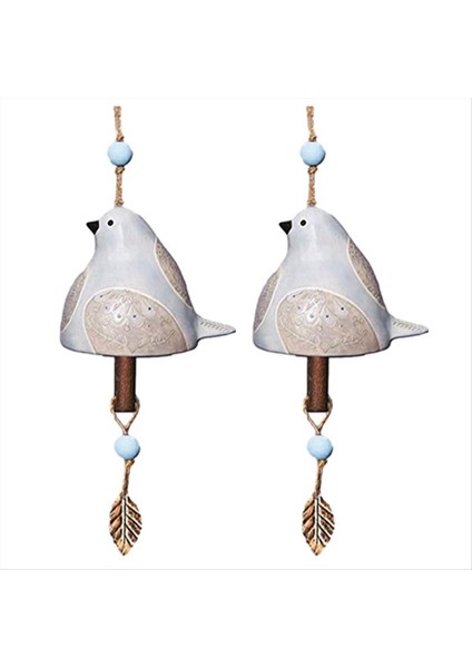 Kuş Şarkısı Bell, Kuş Şarkısı Bell Rüzgar Zil, Kuş Şarkısı Bell Bahçesi Dekorasyonu, Asma Rüzgar Çamlası, Rüzgar Çamuğu Stand Beyaz (Yurt Dışından)