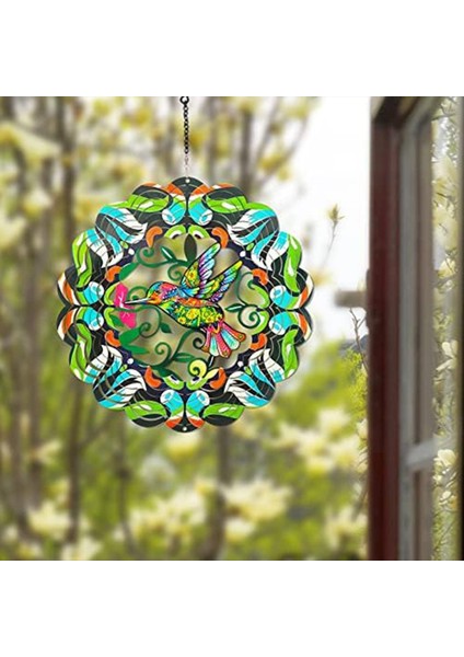 Kuş Metal Rüzgar Spinner Asılı Rüzgar Spinner Açık ve Iç Mekan Dekorasyon, Dönen Rüzgar Çanları Için Uygun (Yurt Dışından) fırsatları