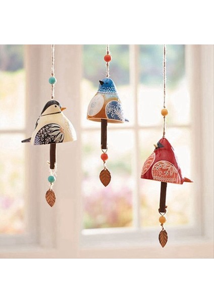 Kuş Şarkısı Bell, Kuş Şarkısı Bell Rüzgar Zil, Kuş Şarkısı Bell Bahçesi Dekorasyonu, Asma Rüzgar Çamlası, Rüzgar Çamırı Mavi (Yurt Dışından) modelleri