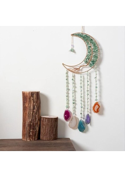 Kristal Ağaç Taşlı Rüya Catchers Rüya Rüya Catchers Doğal Mücevher Duvar Asma Odası Dreamcatcher Dekor (Yurt Dışından) fırsatları