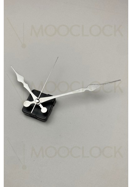 Sessiz Metal Duvar Saati Mekanizması, 14 mm Şaft, Akrep, Yelkovan, Saniye, Askısız modelleri