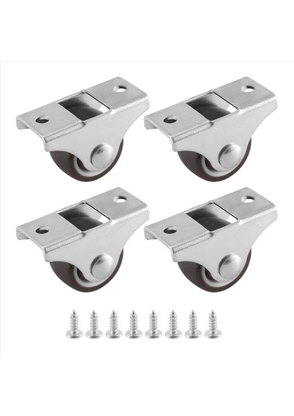 4 Adet Mini Tekerlekler Mobilya Tekerlekleri Küçük 25MM Sabit Tekerlekler Yönlü Hareketli Tekerlekler Mobilya Için Hareketli Tekerlekler (Yurt Dışından)
