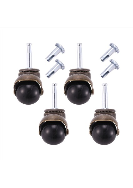 1.5 Inç Top Tekerlekleri Mobilya Tekerlekleri 8 x 38MM Montaj Gövdesi ile 4&#39;lü Set Seti (Yurt Dışından) modelleri