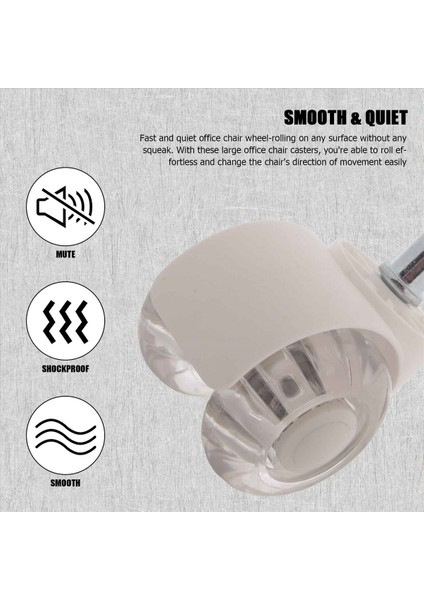 5pcs Ofis Sandalye Tekerlekleri 2 Inç Ağır Hizmetçi Sessiz Masa Sandalye Tekerlekleri Tüm Katlar Için Evrensel Uygun Tekerlekler (Yurt Dışından) modelleri