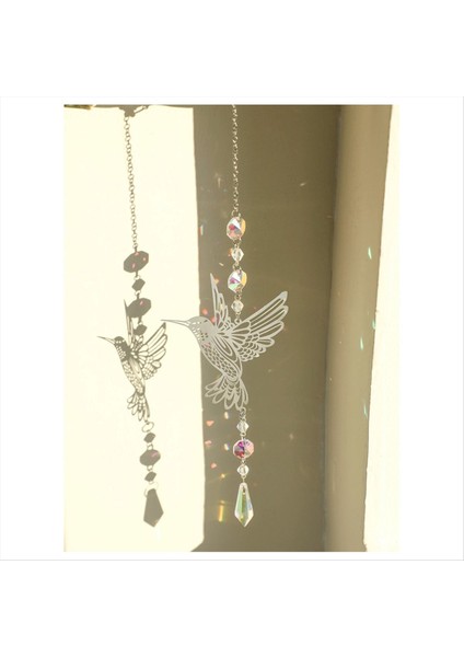 Gümüş Renkli Köprü Kristal Suncatcher Asılı Dekorasyon Gökkuşağı Yapım Oda Dekor Hafif Yakalayıcı Oda Dekors Estetik (Yurt Dışından) indirimleri