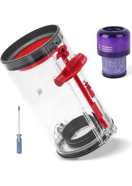 Dyson V15 SV14 Elektrikli Süpürge Kutusu Kutusu Için Toz Kutusu Hepa Filtresi (Yurt Dışından)