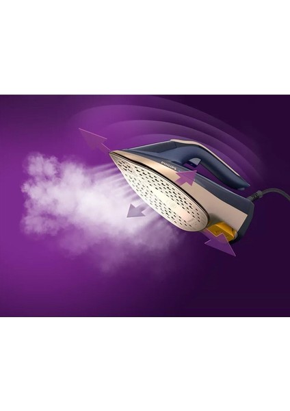 Yüksek Güçlü ve Sürekli Buhar Özelliğiyle Pratik Ütü, Şık Bej Tasarım