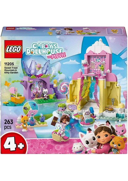 11205 Gabbys Dollhouse Şekerleme Dağı ve Kedi Bahçesi 263 Parça +4 Yaş