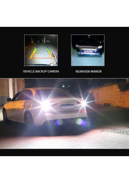 16PCS Parlak Beyaz Canbus Araba Yedekleme Ters Işıkları Için LED Ampul 912 921 T15 W16W (Yurt Dışından) fırsatları