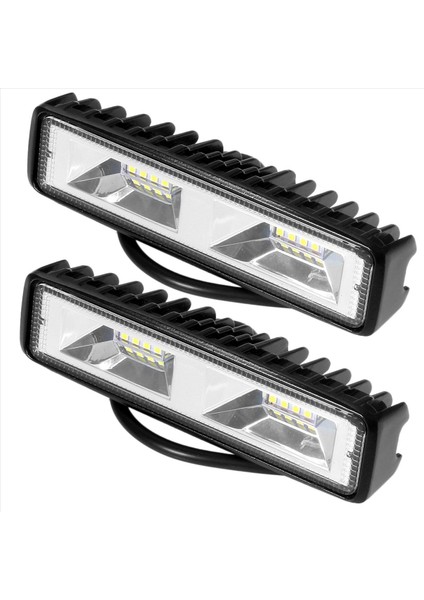 2x 48W LED Hafif Iş Lambası Sürüş Sis Offroad Suv 4WD Atv Tekne Otomatik Kamyon (Yurt Dışından)
