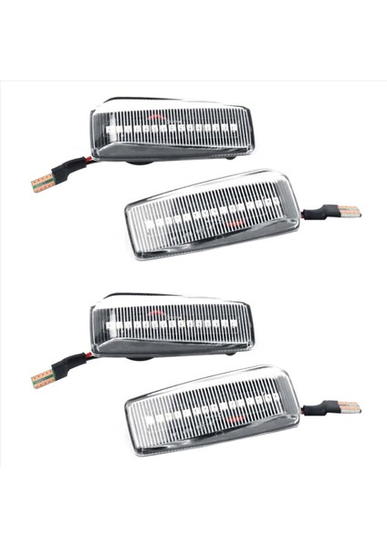 4x Araç Dinamik Yan Işaretçi Işık Dönüş Sinyali Mercedes Benz C E S Sl Sınıfı W201 190 W202 W124 W140 R129 (Yurt Dışından)