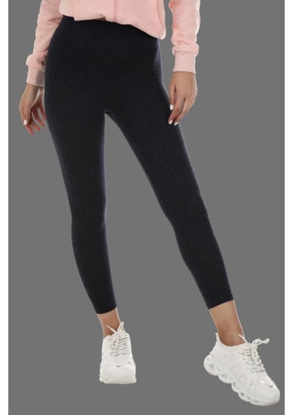Kadın Siyah Içi Peluşlu Kışlık Termal Tayt Içlik Tayt Pantolon Tayt Koşu Taytı
