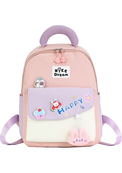 Anaokulu Okul Çantası Kız Erkek Hafif Sırt Çantası Moda Basit Gündelik Sırt Çantası (Yurt Dışından)